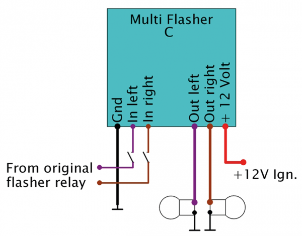 ELEKTRONIKBOX CONSTANT FREQUENCY FLASHER